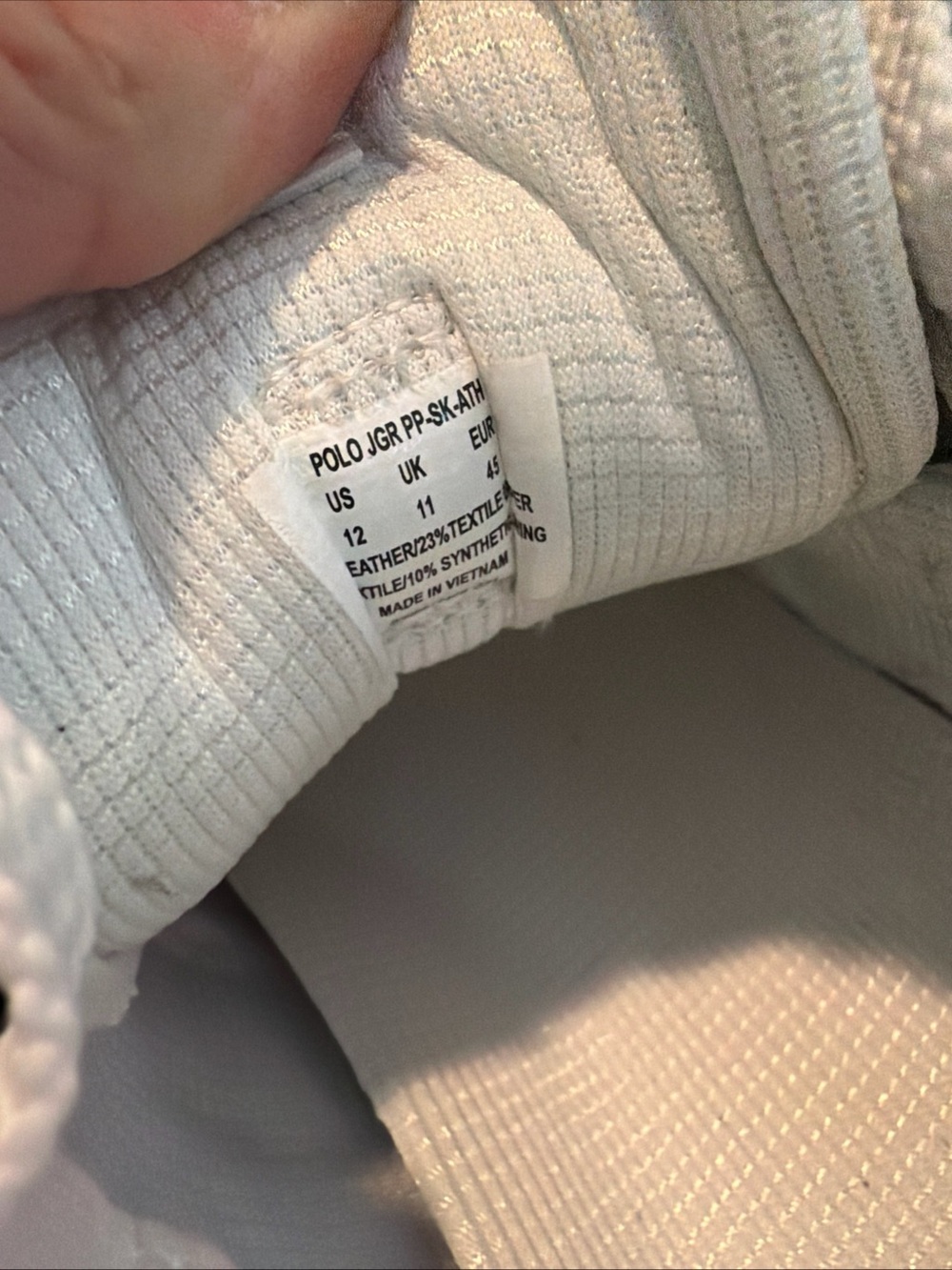 $138 NWOB Polo Ralph Lauren Jogger Suede And Mesh Sneakers - Picture 12 of 14